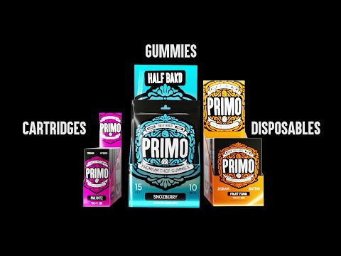 Discover the Primo Collection | THC-P Gummies, Disposables, Cartridges by  HALF BAK'D