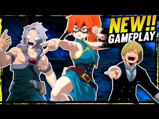 CLASS 1B GAMEPLAY! My Hero Academia: All's Justice NEW Gameplay