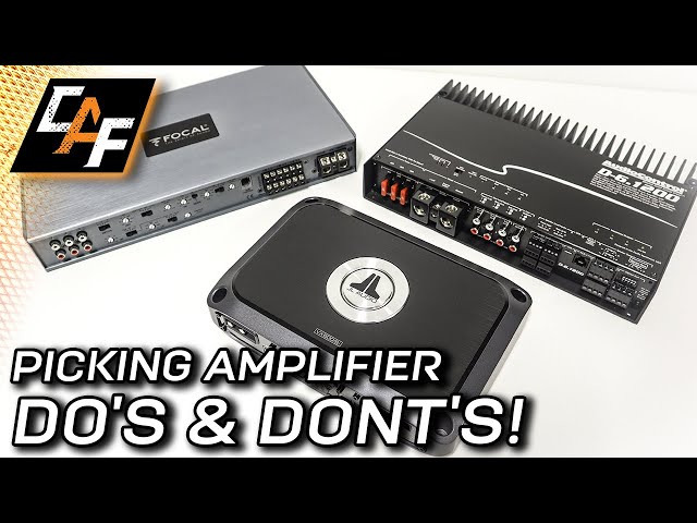 Picking a Car Audio Amplifier - DO's & DONT's class=