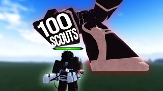 CAN 100 PLAYERS BEAT MARLEY? | Attack on Titan Freedom War screenshot 4