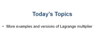 Optimization | MTH374 Lecture 11