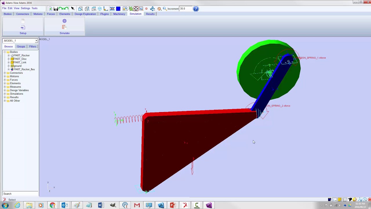 Adams   Turning rigid parts into flexible bodies