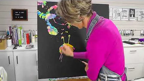 High Speed Art: acrylic art painting technique by ...