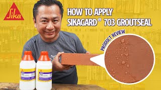 Product Review | Sikagard® 703 GroutSeal Water Repellent Impregnator Tiles Joints & Building Surface