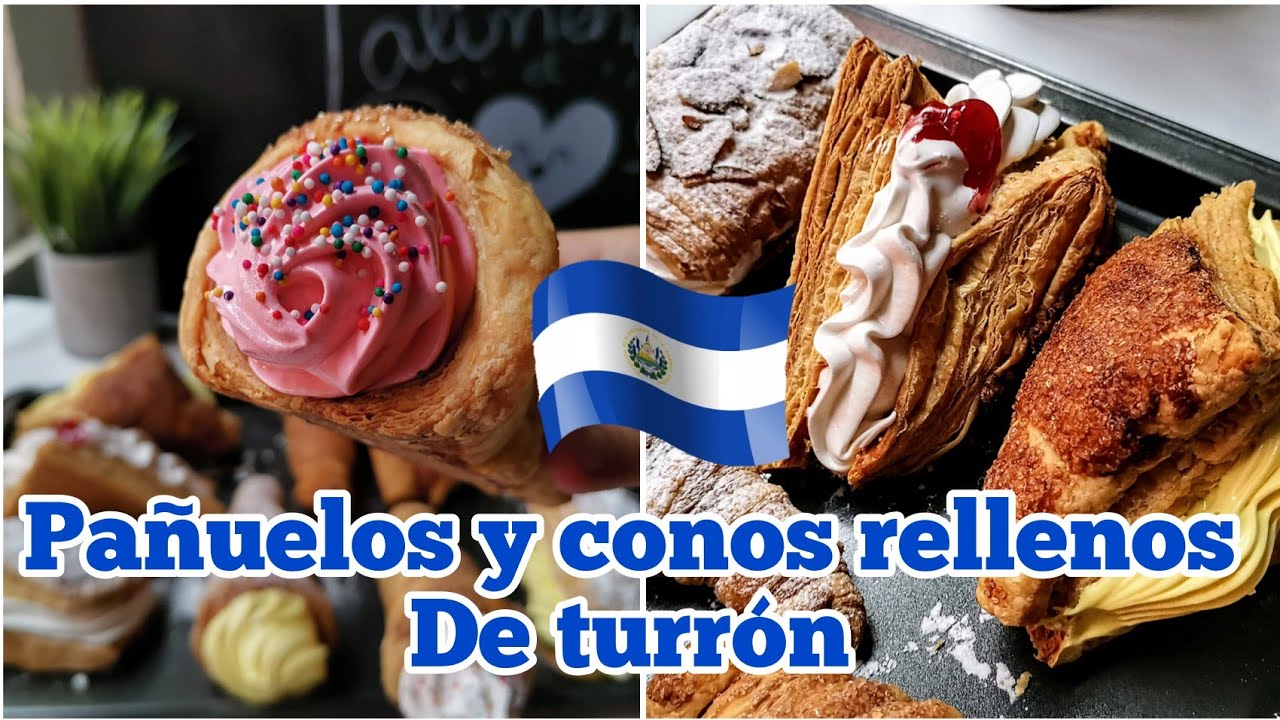 Reposteria con  hojaldre  #turron #merengueitaliano #reposteria #elsalvador