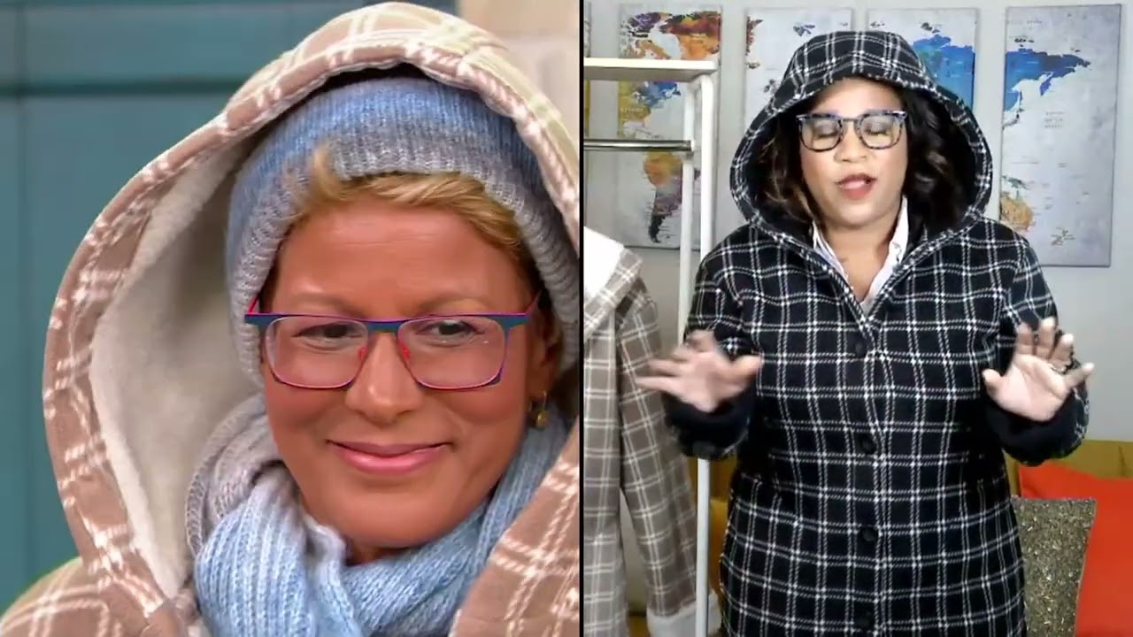 Centigrade Bonded Sherpa Lined Plaid Jacket on QVC