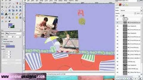 The Gimp Scrapbook Video 03