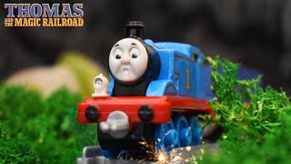 Thomas Falls Down Muffle Mountain - Thomas & The Magic Railroad - Adventures Scene Remake.