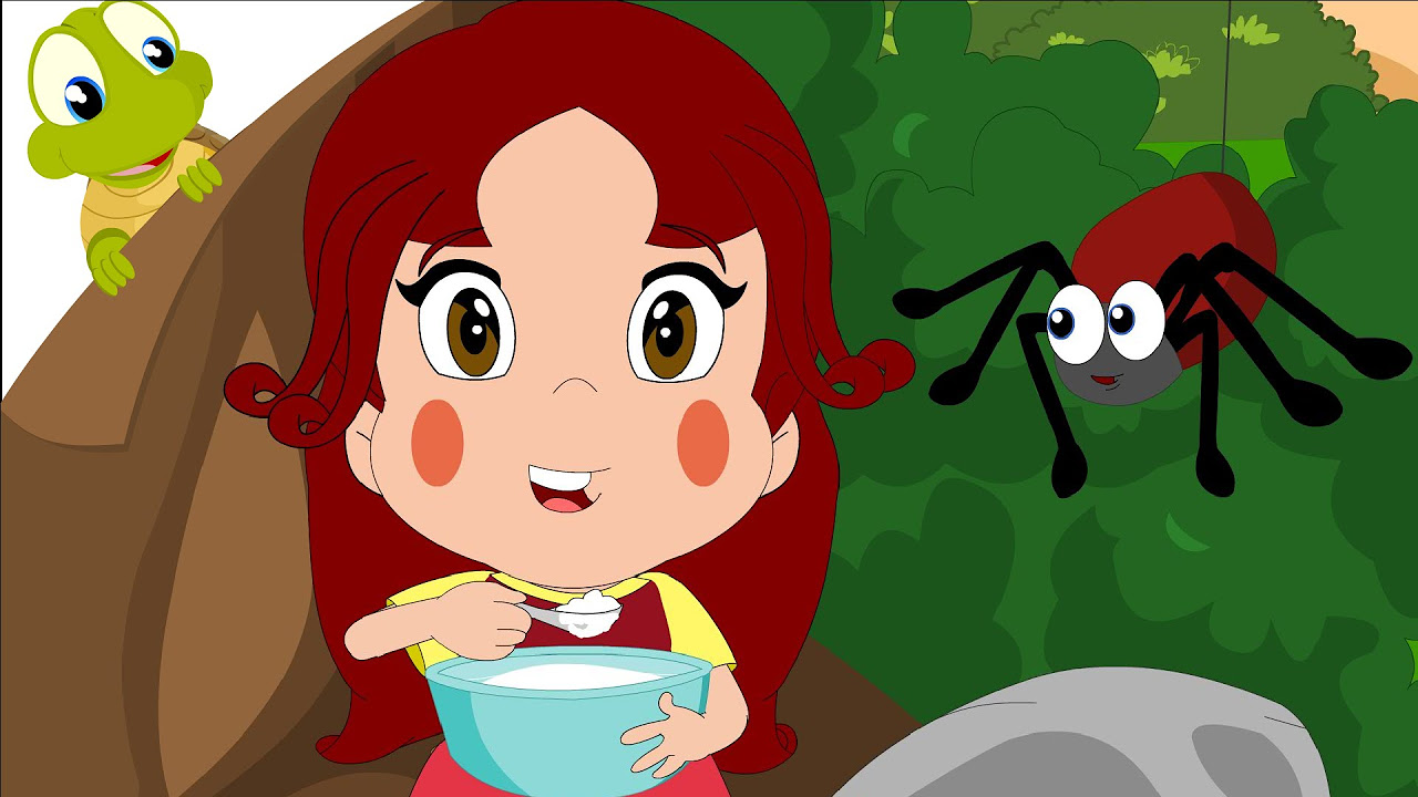 Little miss muffet nursery rhyme - YouTube