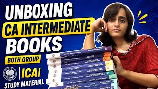 CA Inter Books Unboxing 2025 📚 | Both Groups ICAI Study Material Complete Guide | CDS Mail Issue!