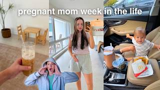 PREGNANT WEEK IN THE LIFE 🤰 kitchen crash out, decorate with me, OB appointment, feeling good!