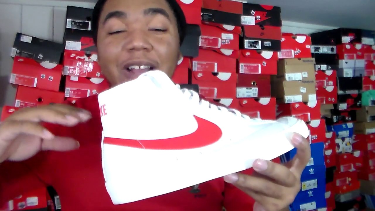 NEW PICK UP: NIKE BLAZER MID 77 HABANERO RED - YouTube