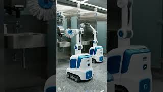 Robots as airport authority India Ai toilet and bathroom cleaner.