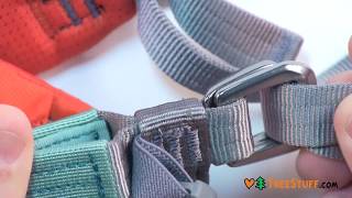 Black Diamond momentum Kid's Full Body Harness  - TreeStuff.com 360 View