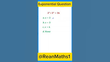 Exponential Equation, #math #maths #mathematics #exponential  #exponentequation #shorts