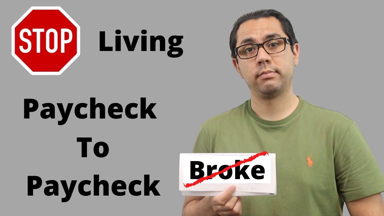 How To STOP LIVING PAYCHECK TO PAYCHECK  || Edgar Maciel