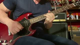 John improvises a solo over “Rock And Roll” by Led Zeppelin