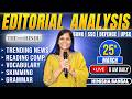Editorial Analysis | 25th March, 2026 | Vocab, Grammar, Reading, Skimming | Nimisha Bansal