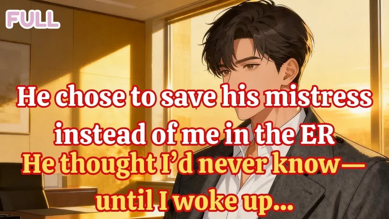 He chose to save his mistress instead of me in the ER  He thought I’d never know—until I woke up...