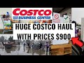 *HUGE* $900 🤯 COSTCO BUSINESS CENTER SHOP WITH ME & HAUL WITH PRICES! | Crystal Evans