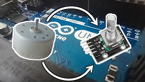 Repurpose a brushed DC motor as rotary encoder