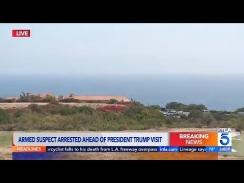 Armed suspect arrested at Rancho Palos Verdes golf course ahead of Trump visit