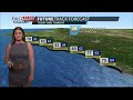 Tracking waves & heat Monday