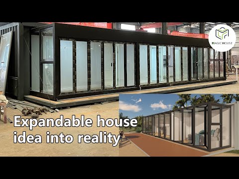 What are the advantages of the 40ft Expandable container house？