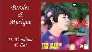 Pour un coeur sans amour - Mireille Mathieu chords