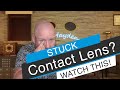 Stuck Contact Lens? Watch This First ποΈ