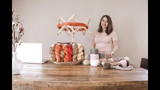 Wooden Umbrella Swift Yarn Winder - Knitting Umbrella 24" Swift Yarn Winder Holder, 1pcs Swif Review