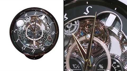 Rhythm Clocks "Gadget" Magic Motion Clock, Black,Quartz #Quartz #Gadget #new