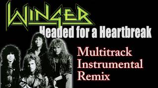 WINGER - Headed For A Heartbreak (extended) - My Instrumental Mix / vocals backing track