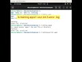 Linux Tutorial:16 - Output and error redirection to two different files