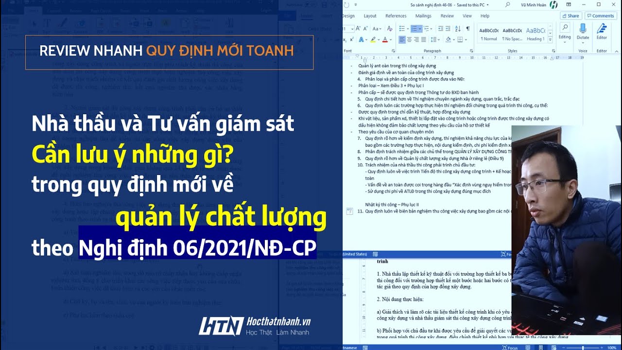 Review Quy định Mới Về Quản Ly Chất Lượng Cần Lưu Y Theo Nghị định 06 21 Nđ Cp Học Thật Nhanh