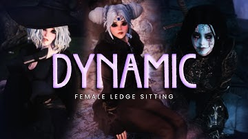 Dynamic Female Ledge Sitting [Skyrim Animation Mod]