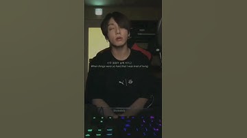 Thumbnail of the pain I can hear in his voice  💔.  #decalcomania #jungkook #jk #bts #viral