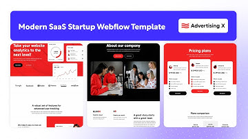Modern SaaS Website Template | Advertising X - BRIX Templates