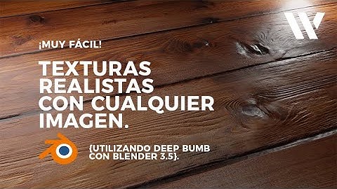 TUTORIAL - Texturas REALISTAS  con cualquier IMAGEN - BLENDER 3.5 - ESPAÑO