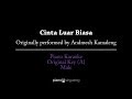 Cinta Luar Biasa (MALE KEY KARAOKE PIANO COVER) Andmesh Kamaleng