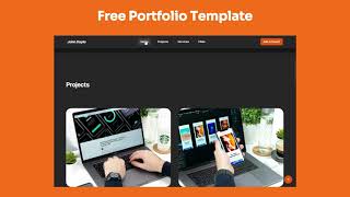 A Free Premier HTML Portfolio Template for Web & Mobile Development and Design Mastery screenshot 5