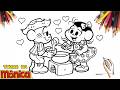 Como Desenhar Cascão e Magali Apaixonados ❤️ Especial Dia dos Namorados | Turma da Mônica