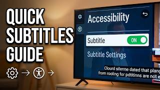 How To Turn Subtitles On/Off On LG TV