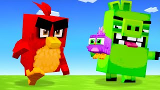 ANGRY BIRDS KIDNAPPED IN MINECRAFT
