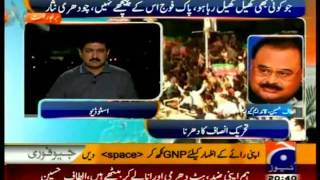 MQM Quaid Altaf Hussain with Hamid Mir in Geo News Capital Talk (19 Aug 14)