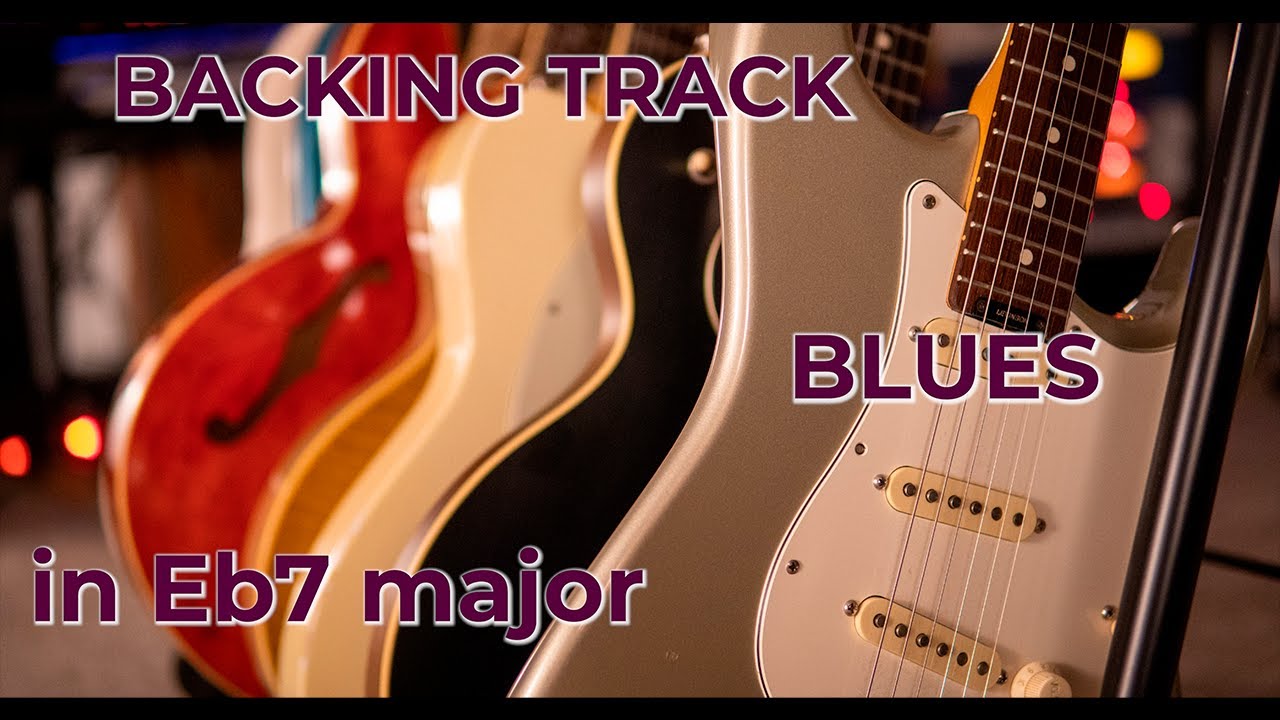 Backing Track Blues in Eb7 #guitar #Jam session - YouTube