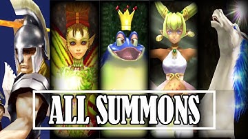 Chrono Cross Remaster - ALL SUMMONS Showcase | The Radical Dreamers Edition【4K】
