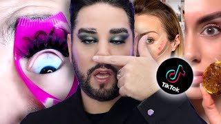 REALLY BAD Makeup hacks !! PRO MUA REACTS! Profile