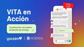 Vita En Acción Con Gen Ai Coordinación Con Cambio De Destino De Entrega. Yoizen I Scienza.