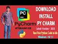 How to Install PyCharm IDE On Windows 11 Latest 2025